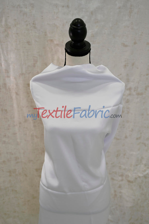 Double Sided Satin Fabric | 60" Wide | Luxurious Glossy Satin for Apparel & Décor