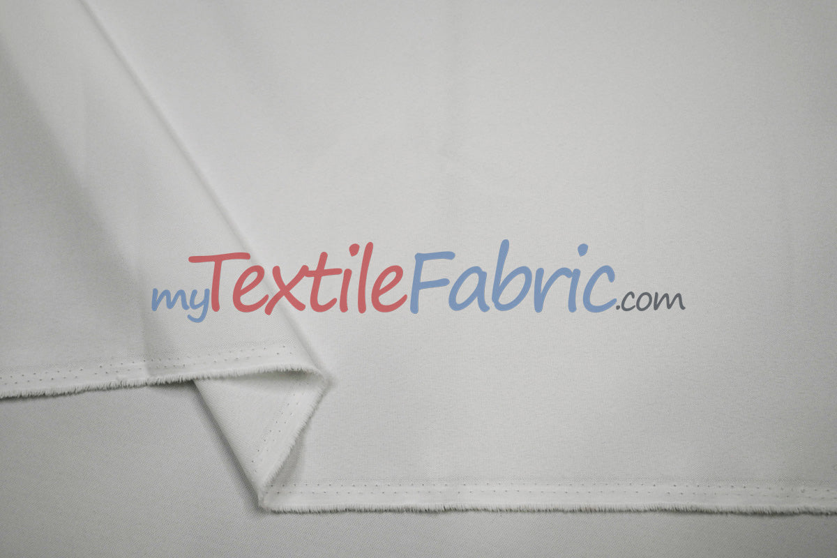 Extra Wide Polyester Fabric | 124" Wide Polyester Fabric | 124" Polypoplin for Tablecloths, Drapery, and Curtains |