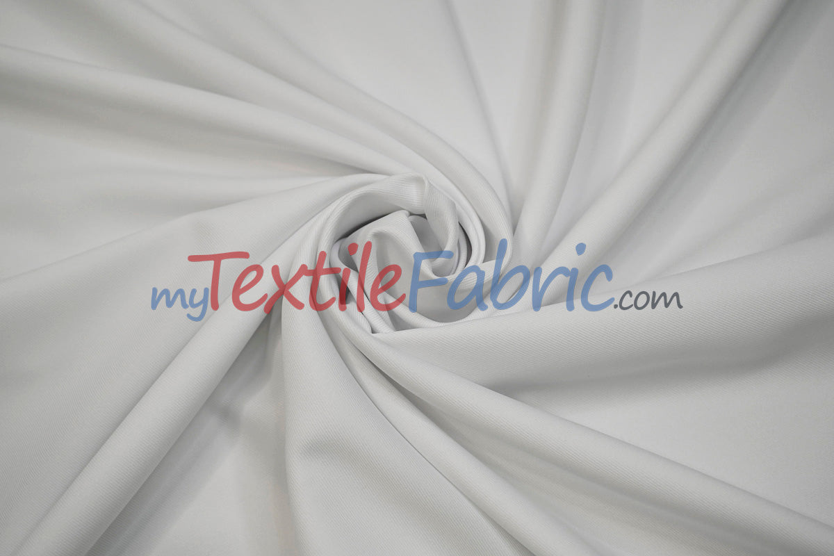 Polyester Gabardine Fabric | Polyester Suiting Fabric | 58" Wide | Multiple Colors | Polyester Twill Fabric |