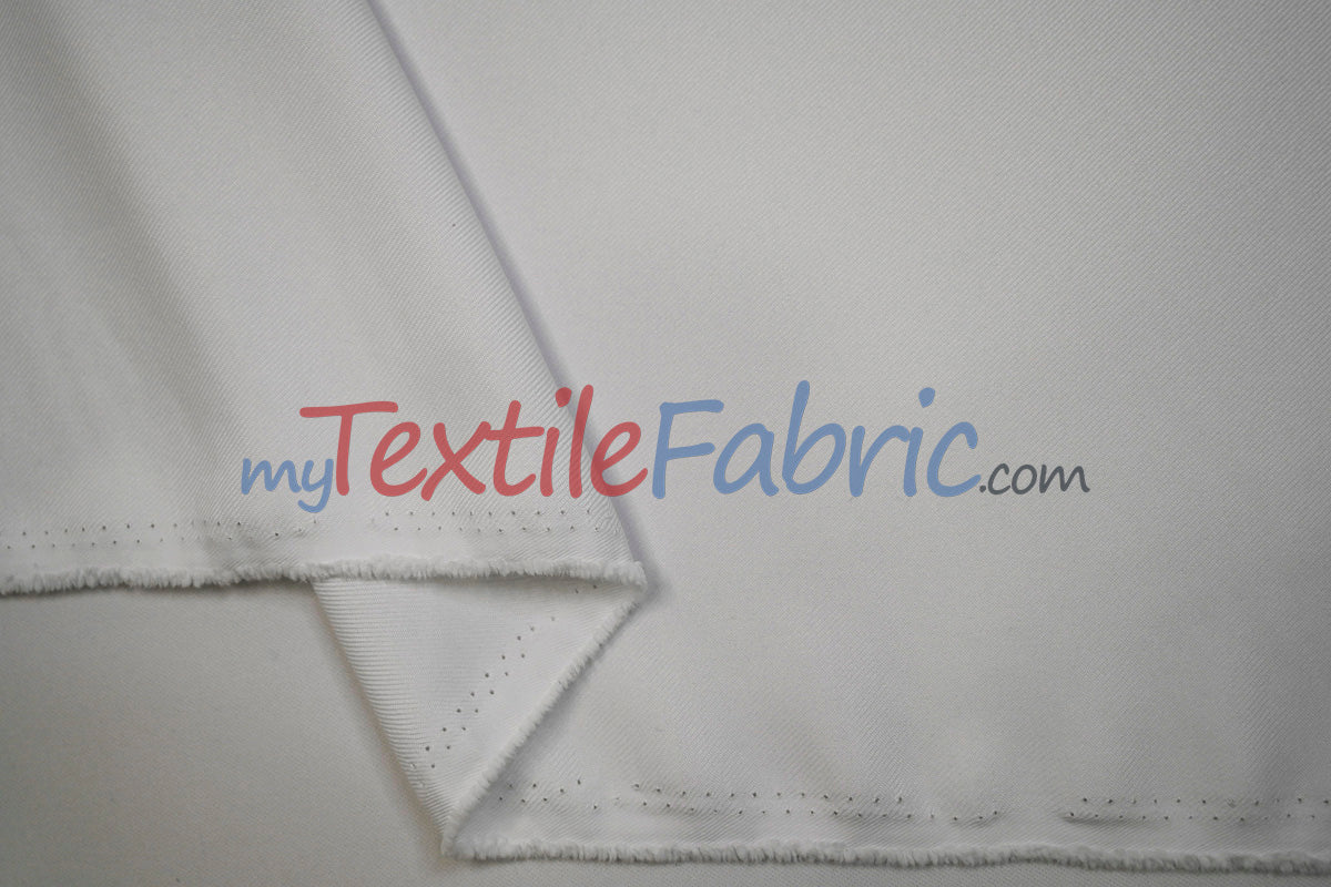 Polyester Gabardine Fabric | Polyester Suiting Fabric | 58" Wide | Multiple Colors | Polyester Twill Fabric |