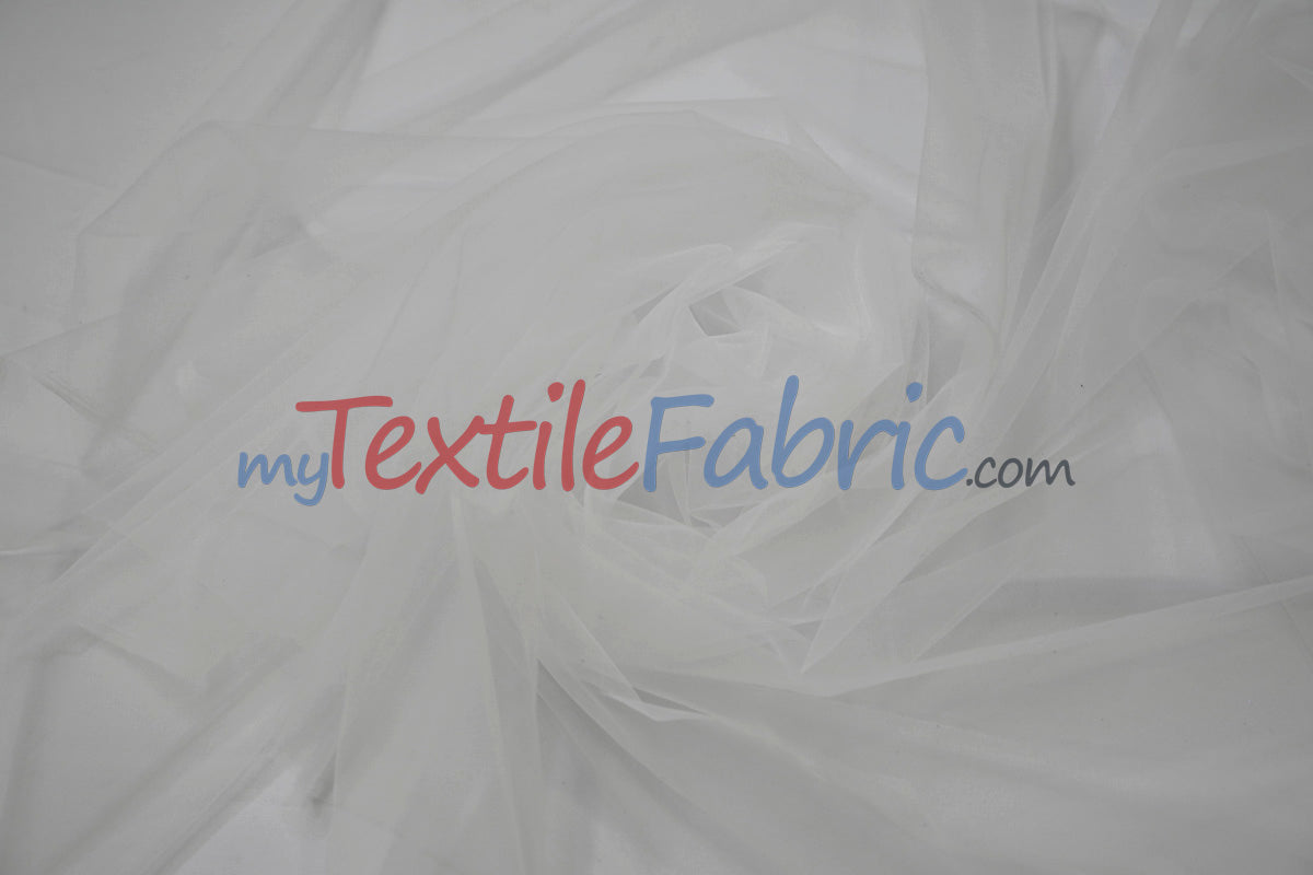 Super Soft Micro Mesh Fabric | Subtle Stretch Tulle Fabric | 60" Wide | 4 Colors for Tulle Fabric for Dresses |