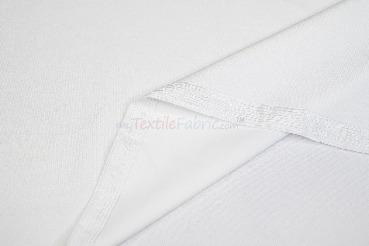 Nylon Spandex 4 Way Stretch Fabric | 60" Width | Great for Swimwear, Dancewear, Waterproof, Tablecloths, Chair Covers | Multiple Colors |
