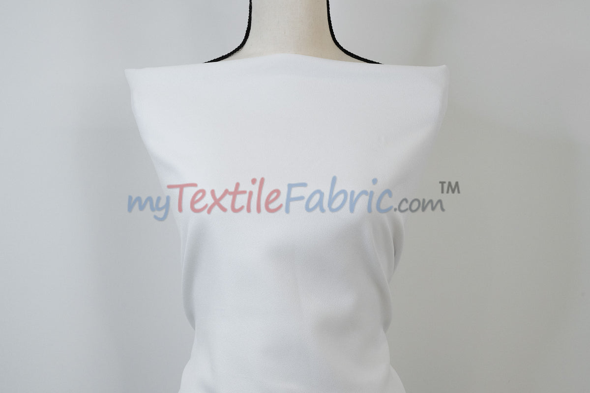 Polyester Crepe Fabric by the Yard | 100% Polyester | 60" Wide |