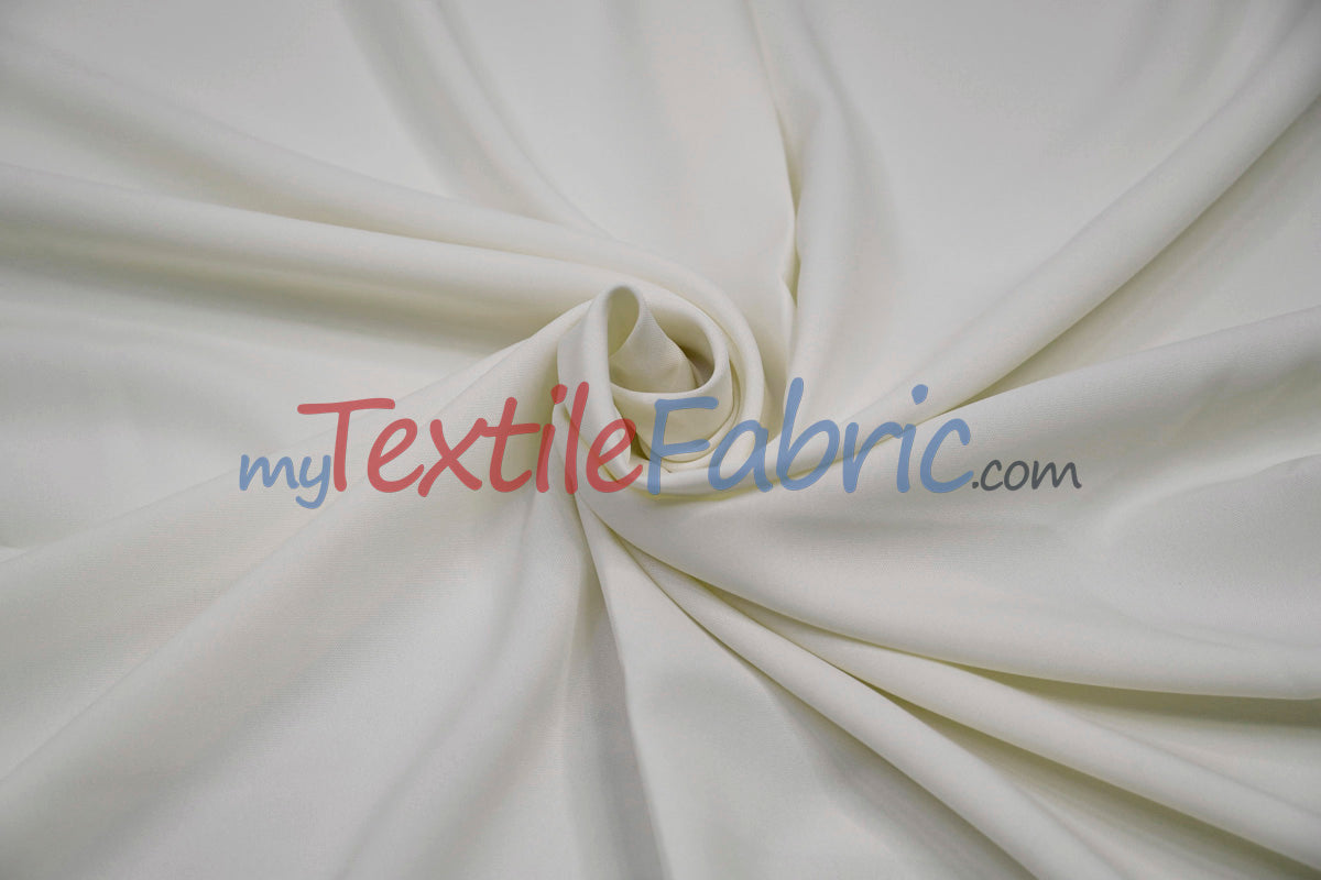 Extra Wide Polyester Fabric | 124" Wide Polyester Fabric | 124" Polypoplin for Tablecloths, Drapery, and Curtains |