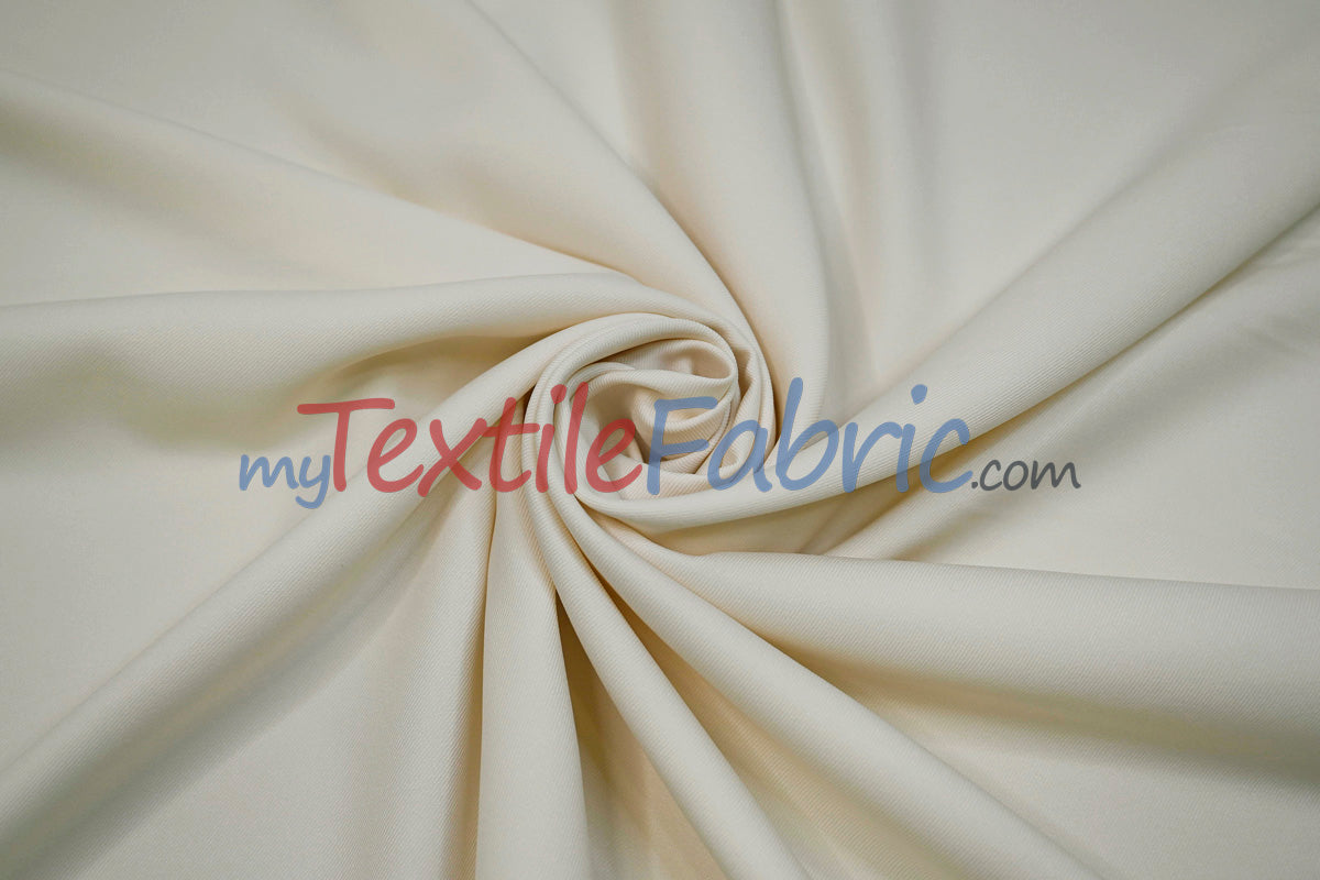 Polyester Gabardine Fabric | Polyester Suiting Fabric | 58" Wide | Multiple Colors | Polyester Twill Fabric |