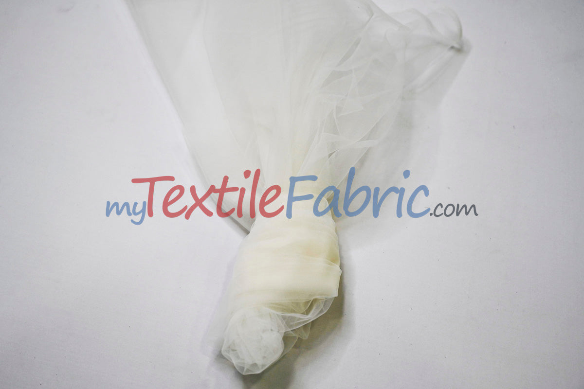 Super Soft Micro Mesh Fabric | Subtle Stretch Tulle Fabric | 60" Wide | 4 Colors for Tulle Fabric for Dresses |