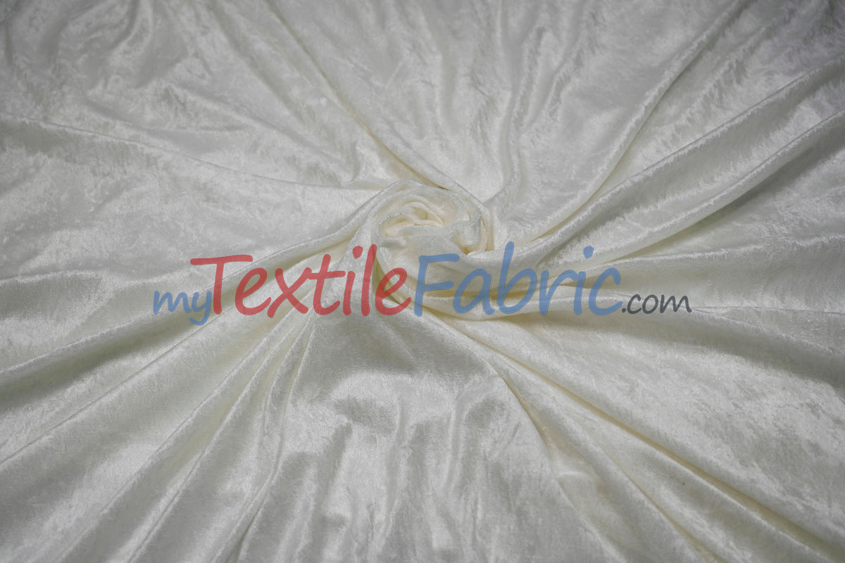 Panne Velvet Fabric | 60" Wide | Crush Panne Velour | Apparel, Costumes, Cosplay, Curtains, Drapery & Home Decor