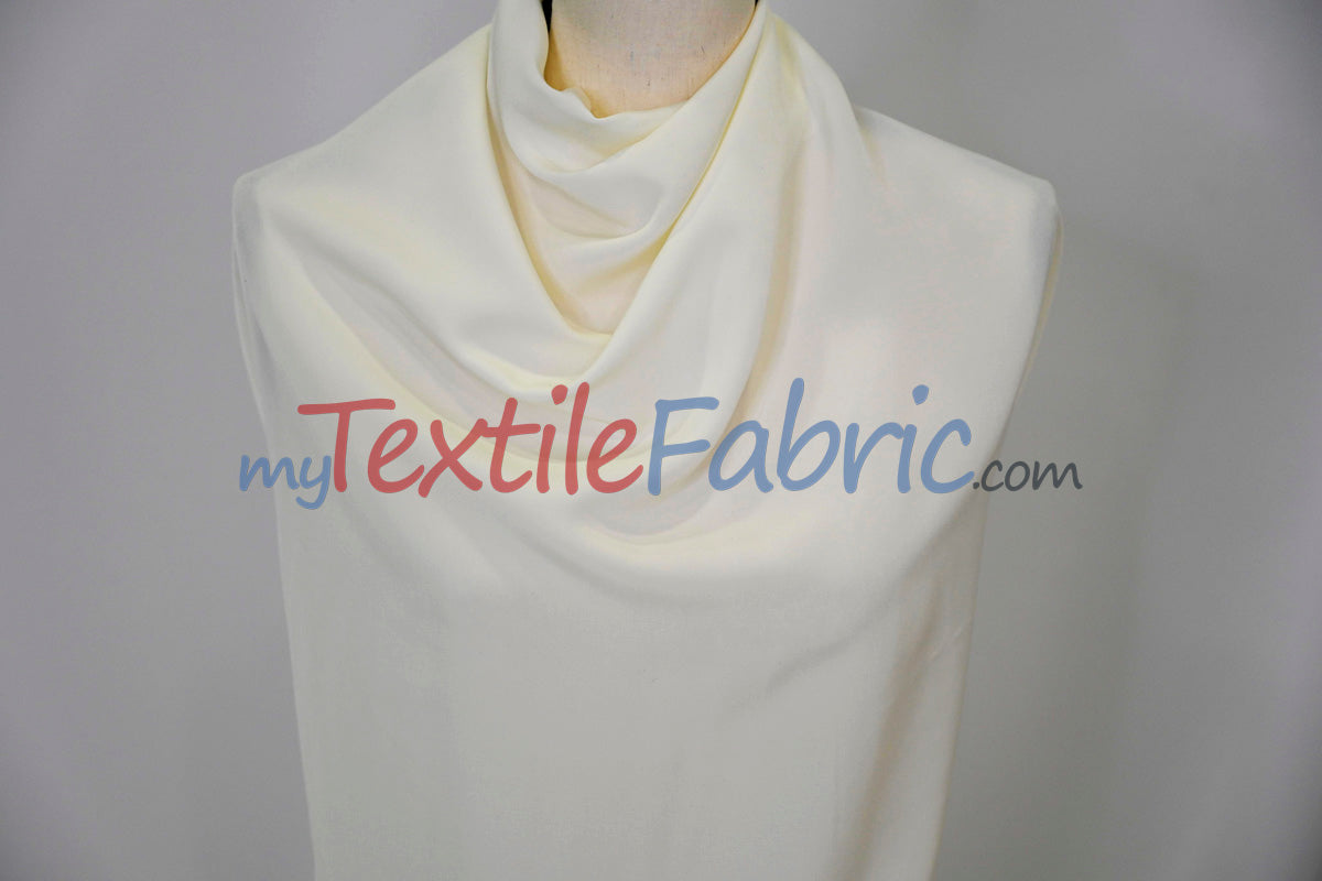 Peachskin Fabric | Polyester Peach Skin Fabric | 60" Wide | Suiting, Garments, Uniforms, Apparel |