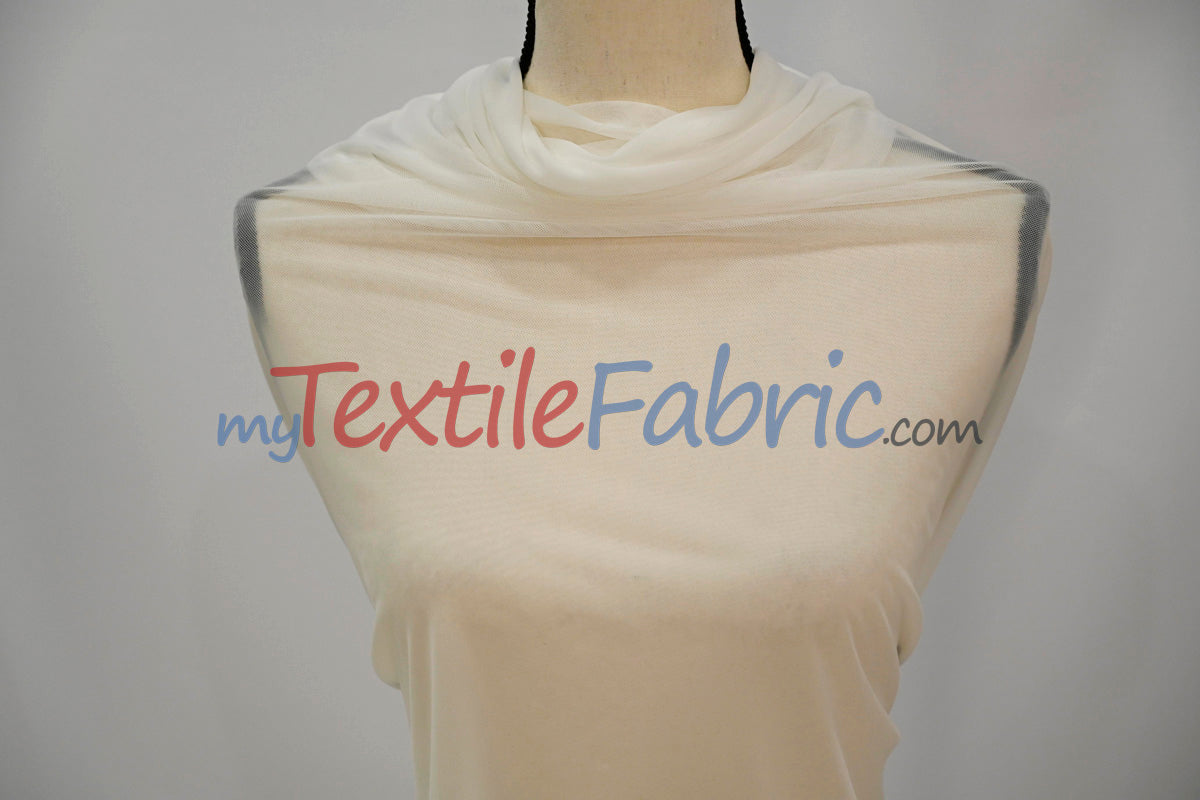 Super Soft Power Mesh Spandex | 20% Spandex | 60" Wide | 4 Way Stretch | Multiple Colors |