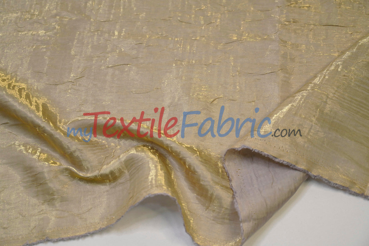 Iridescent Crush Shimmer Fabric | Iridescent Fabric | 54" Wide | Multiple Colors | Yards & Bolts