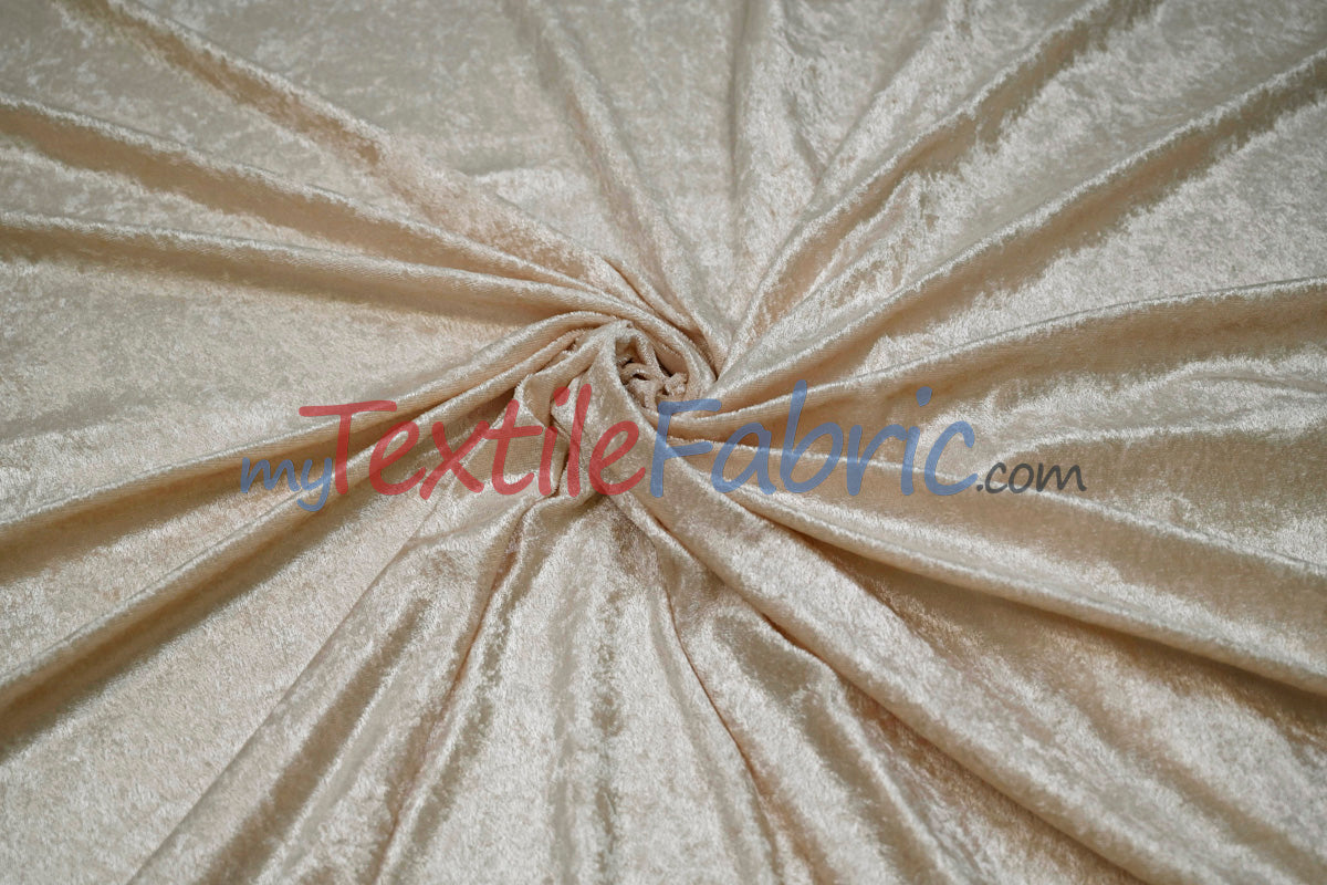 Panne Velvet Fabric | 60" Wide | Crush Panne Velour | Apparel, Costumes, Cosplay, Curtains, Drapery & Home Decor