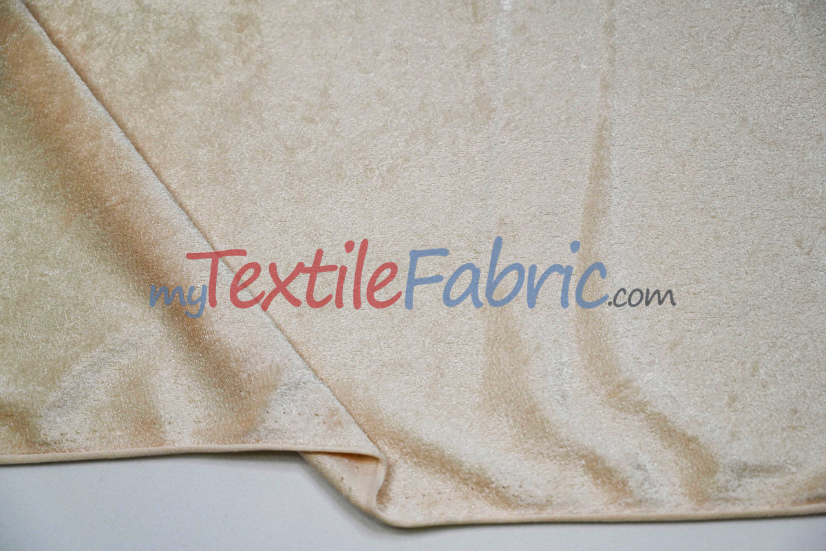 Panne Velvet Fabric | 60" Wide | Crush Panne Velour | Apparel, Costumes, Cosplay, Curtains, Drapery & Home Decor