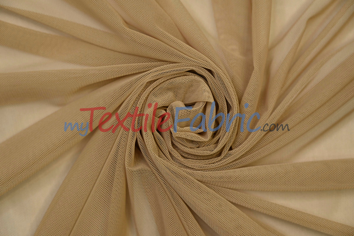 Super Soft Power Mesh Spandex | 20% Spandex | 60" Wide | 4 Way Stretch | Multiple Colors |