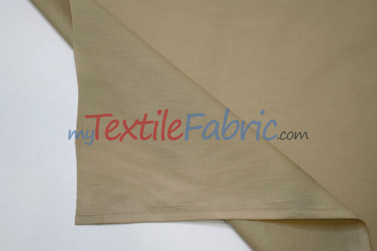 Polyester Cotton Broadcloth Fabric | 60" Wide | Solid Colors | Continuous Yards and by Bolt