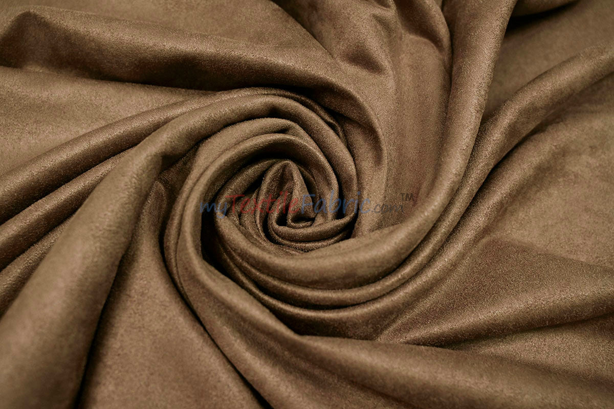 Suede Fabric | Microsuede | 40 Colors | 60" Wide | Faux Suede | Upholstery Weight, Tablecloth, Bags, Pouches, Cosplay, Costume | Continuous Yards |