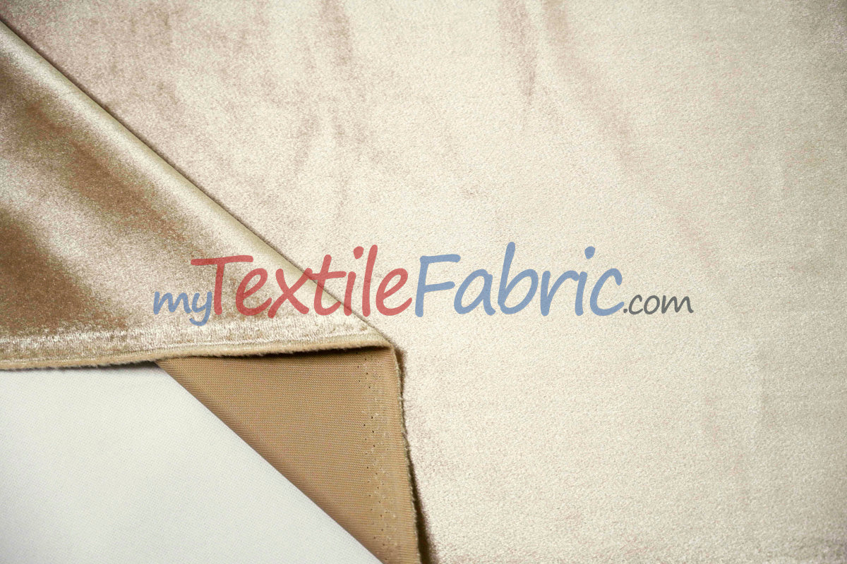 BT Royal™ ------------------------------A Plush Velvet Fabric | Soft and Plush Non Stretch Velvet Fabric | 60" Wide | Apparel, Decor, Drapery and Upholstery Weight | Multiple Colors