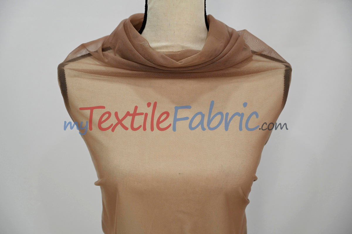 Super Soft Power Mesh Spandex | 20% Spandex | 60" Wide | 4 Way Stretch | Multiple Colors |