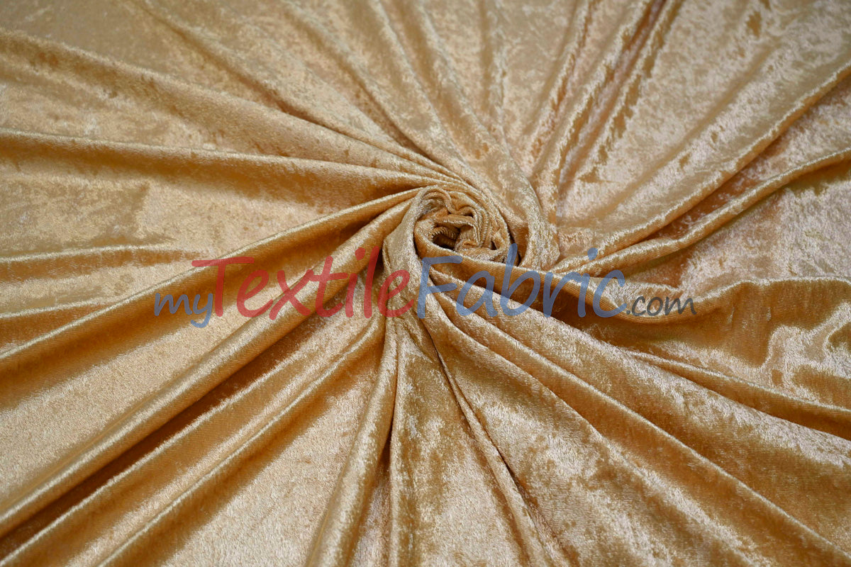 Panne Velvet Fabric | 60" Wide | Crush Panne Velour | Apparel, Costumes, Cosplay, Curtains, Drapery & Home Decor