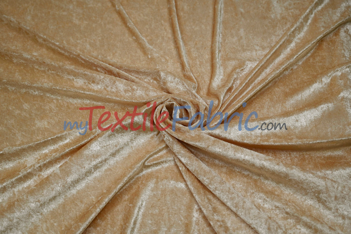 Panne Velvet Fabric | 60" Wide | Crush Panne Velour | Apparel, Costumes, Cosplay, Curtains, Drapery & Home Decor