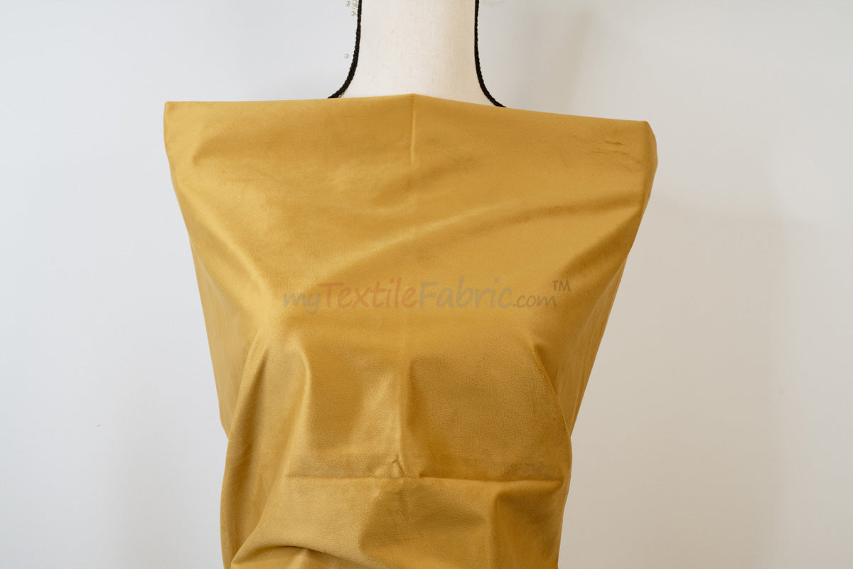 Extra Wide Fire Retardant Drapery Velvet Fabric by the Yard | 118" Wide | Multiple Colors |