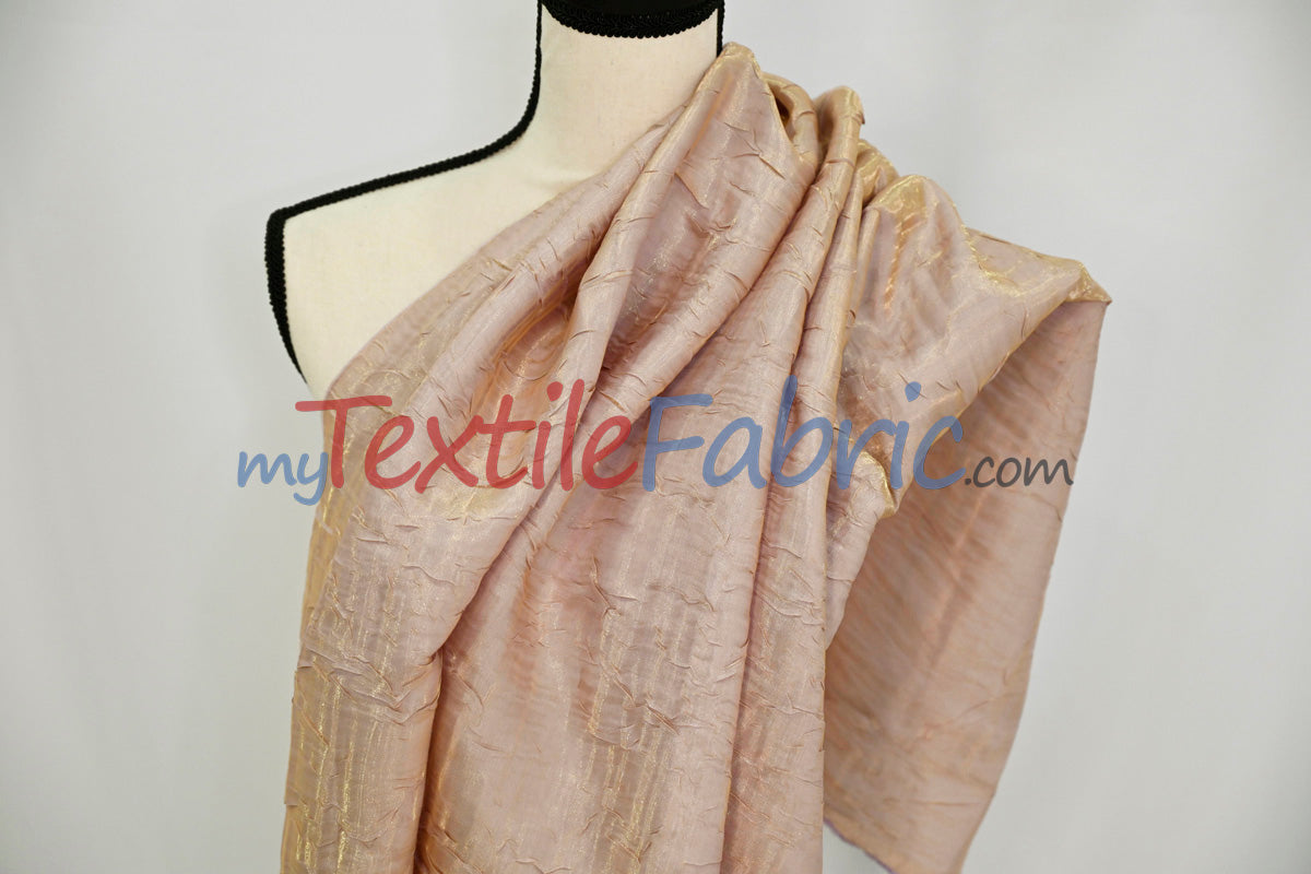 Iridescent Crush Shimmer Fabric | Iridescent Fabric | 54" Wide | Multiple Colors | Yards & Bolts