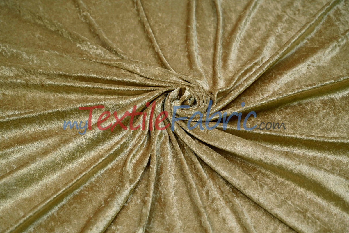 Panne Velvet Fabric | 60" Wide | Crush Panne Velour | Apparel, Costumes, Cosplay, Curtains, Drapery & Home Decor