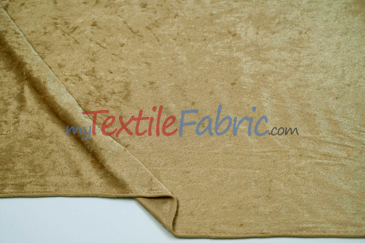 Panne Velvet Fabric | 60" Wide | Crush Panne Velour | Apparel, Costumes, Cosplay, Curtains, Drapery & Home Decor