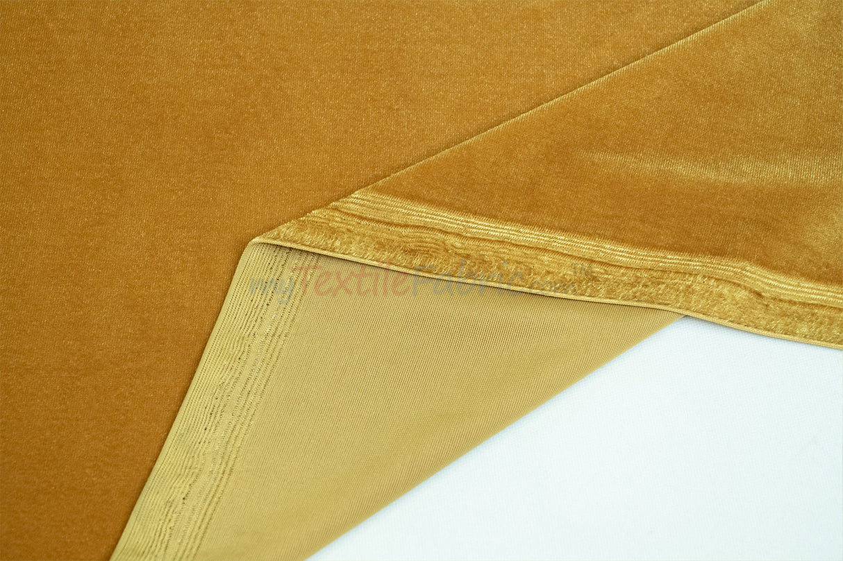 Soft and Plush Stretch Velvet Fabric | Stretch Velvet Spandex | 58" Wide | Spandex Velour for Apparel, Costume, Cosplay, Drapes |