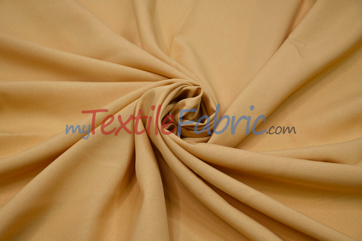 Extra Wide Polyester Fabric | 124" Wide Polyester Fabric | 124" Polypoplin for Tablecloths, Drapery, and Curtains |