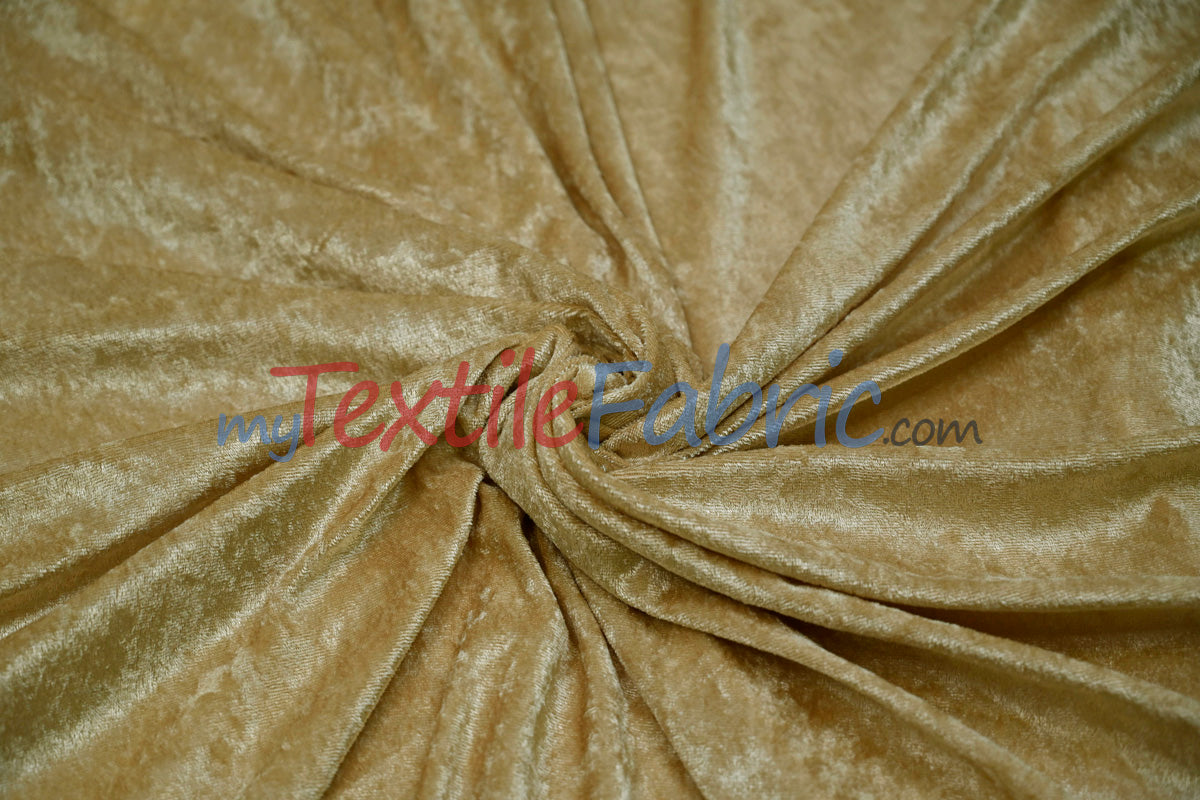 Panne Velvet Fabric | 60" Wide | Crush Panne Velour | Apparel, Costumes, Cosplay, Curtains, Drapery & Home Decor