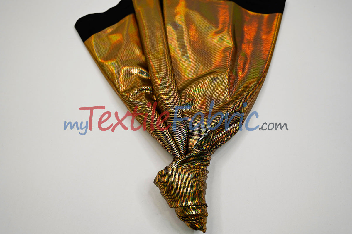 4 Way Stretch Dancewear Fabric | Moonlight Hologram Spandex | 58/60" Wide | Multiple Colors |