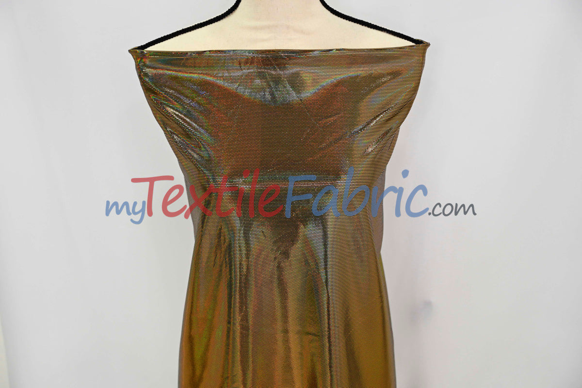 4 Way Stretch Dancewear Fabric | Moonlight Hologram Spandex | 58/60" Wide | Multiple Colors |