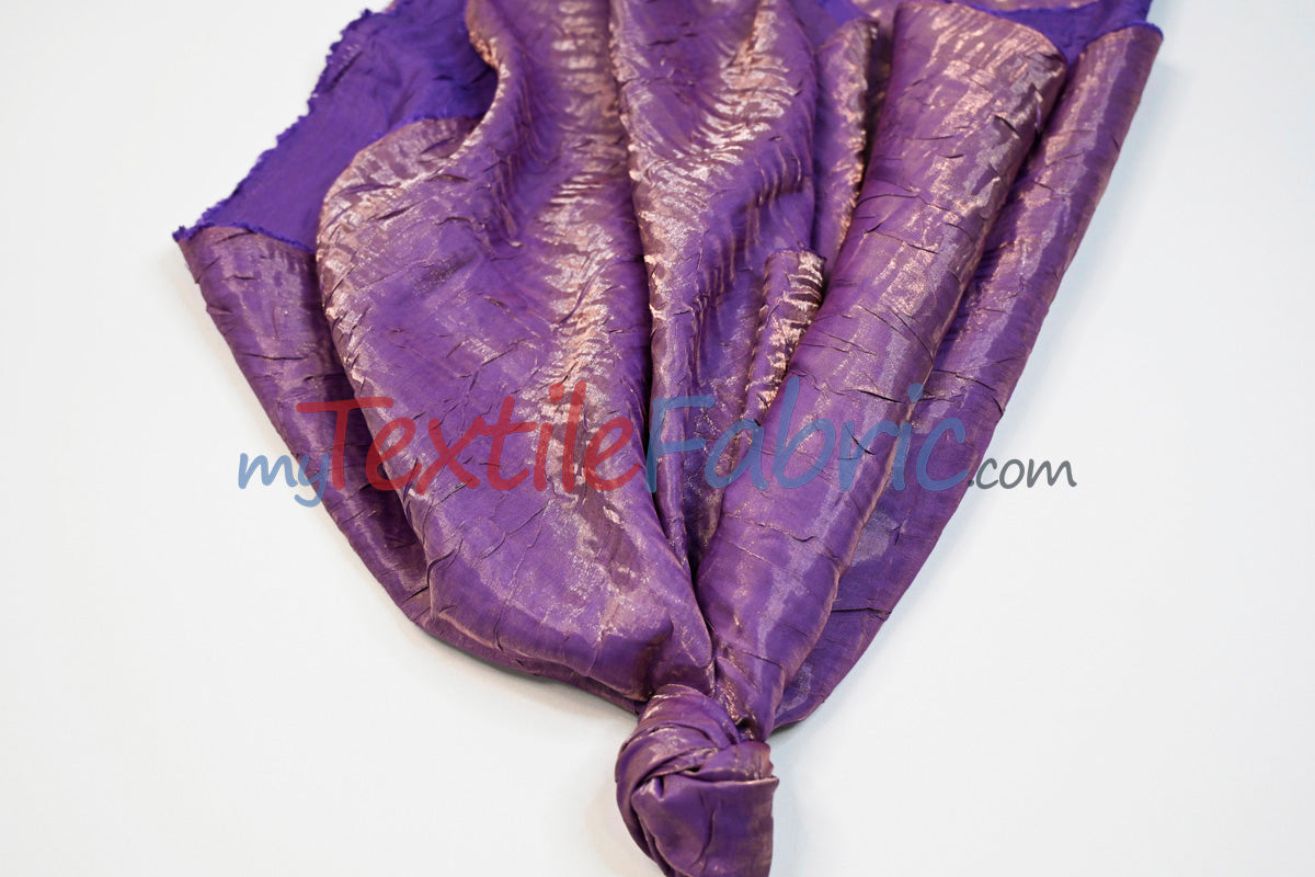 Iridescent Crush Shimmer Fabric | Iridescent Fabric | 54" Wide | Multiple Colors | Yards & Bolts