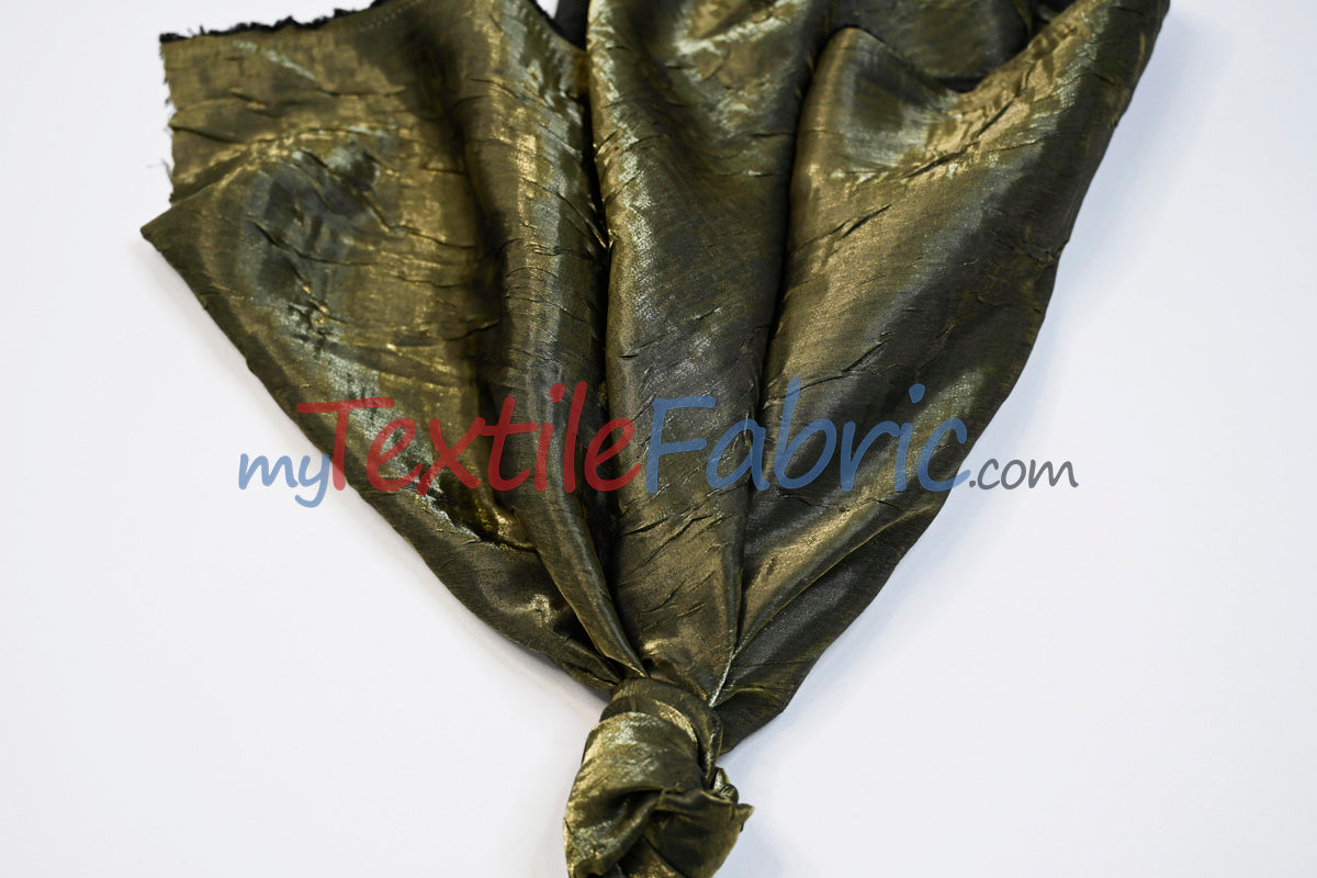 Iridescent Crush Shimmer Fabric | Iridescent Fabric | 54" Wide | Multiple Colors | Yards & Bolts