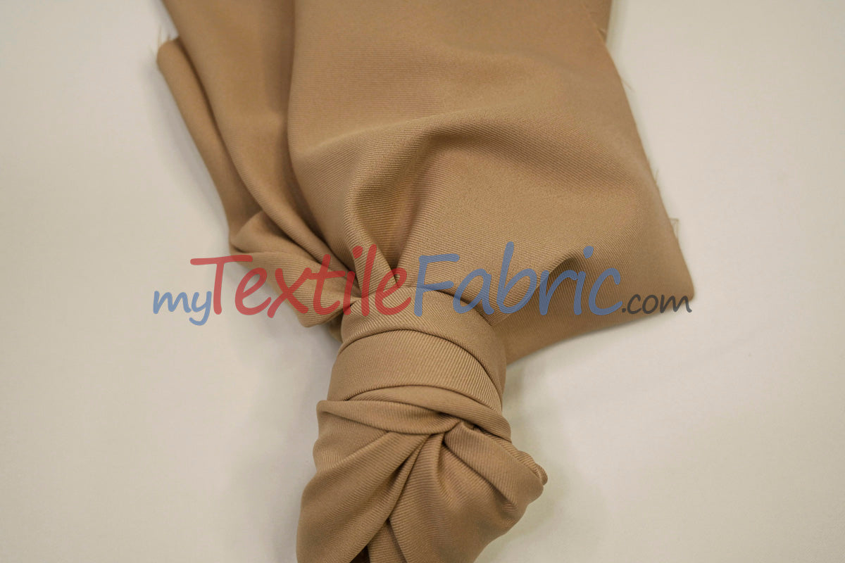 Polyester Gabardine Fabric | Polyester Suiting Fabric | 58" Wide | Multiple Colors | Polyester Twill Fabric |