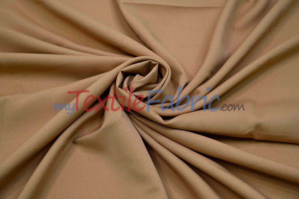 60" Wide Polyester Fabric Yards and Bolts | Visa Polyester Poplin Fabric | Basic Polyester for Tablecloths, Drapery, and Curtains