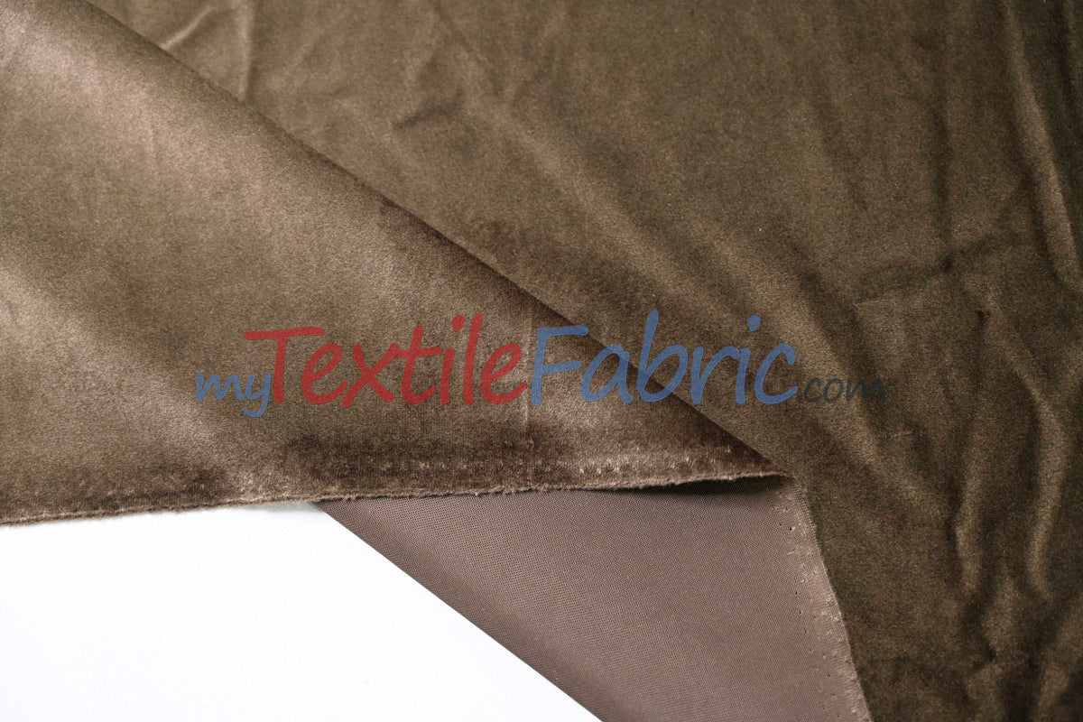 BT Royal™ ------------------------------A Plush Velvet Fabric | Soft and Plush Non Stretch Velvet Fabric | 60" Wide | Apparel, Decor, Drapery and Upholstery Weight | Multiple Colors