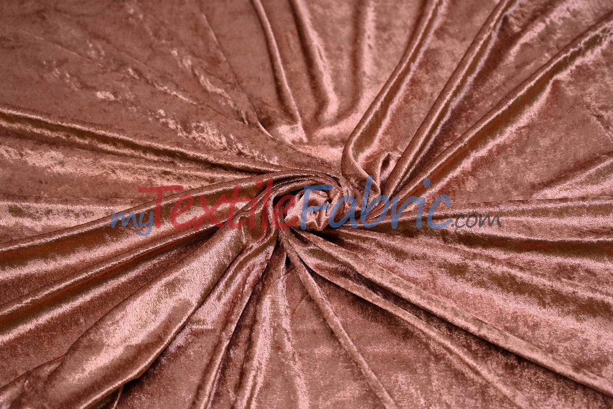 Panne Velvet Fabric | 60" Wide | Crush Panne Velour | Apparel, Costumes, Cosplay, Curtains, Drapery & Home Decor