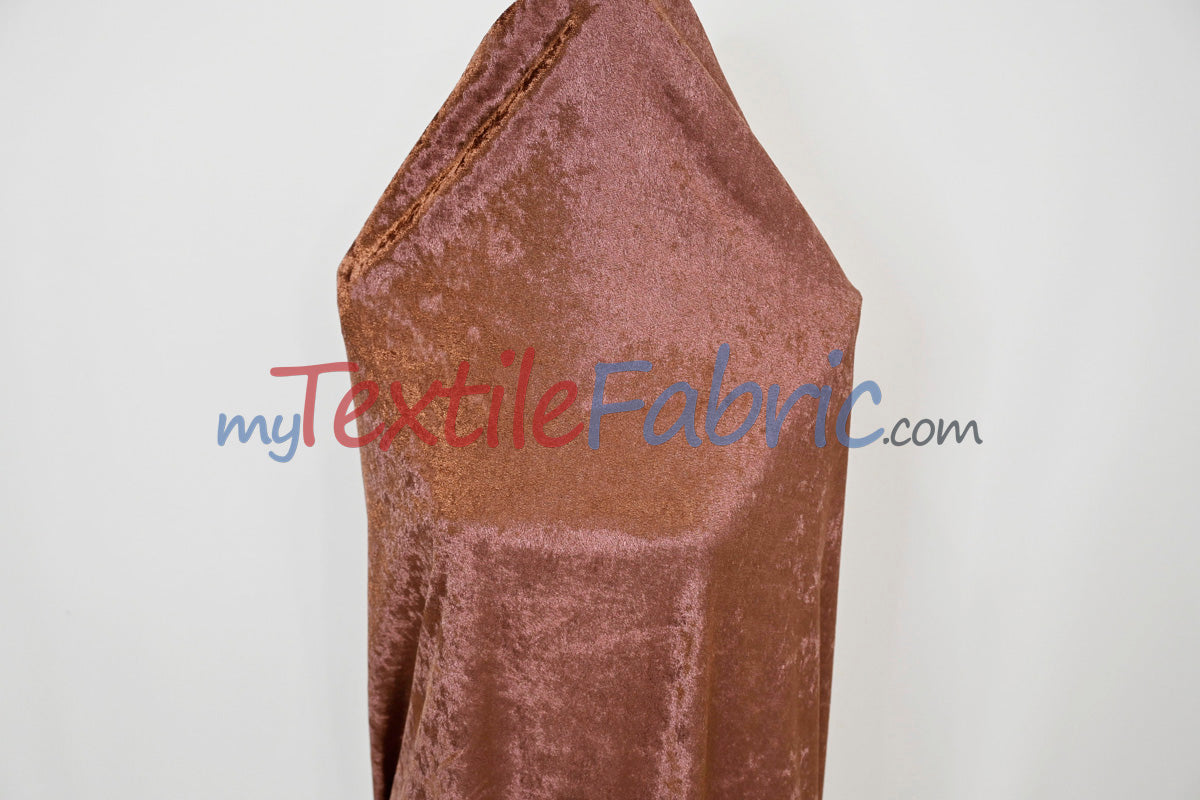 Panne Velvet Fabric | 60" Wide | Crush Panne Velour | Apparel, Costumes, Cosplay, Curtains, Drapery & Home Decor