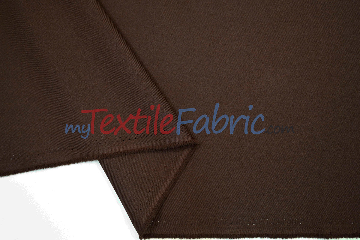Polyester Gabardine Fabric | Polyester Suiting Fabric | 58" Wide | Multiple Colors | Polyester Twill Fabric |