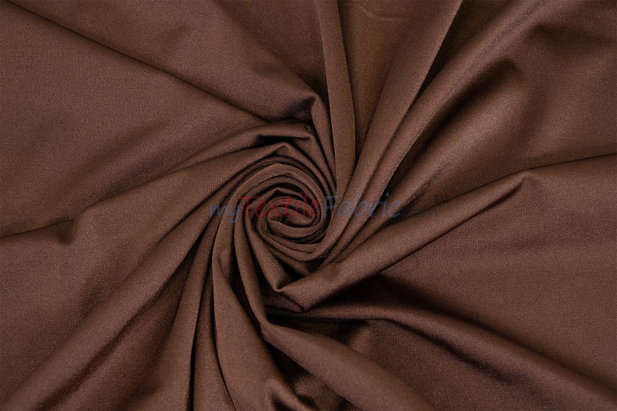 Nylon Spandex 4 Way Stretch Fabric | 60" Width | Great for Swimwear, Dancewear, Waterproof, Tablecloths, Chair Covers | Multiple Colors |