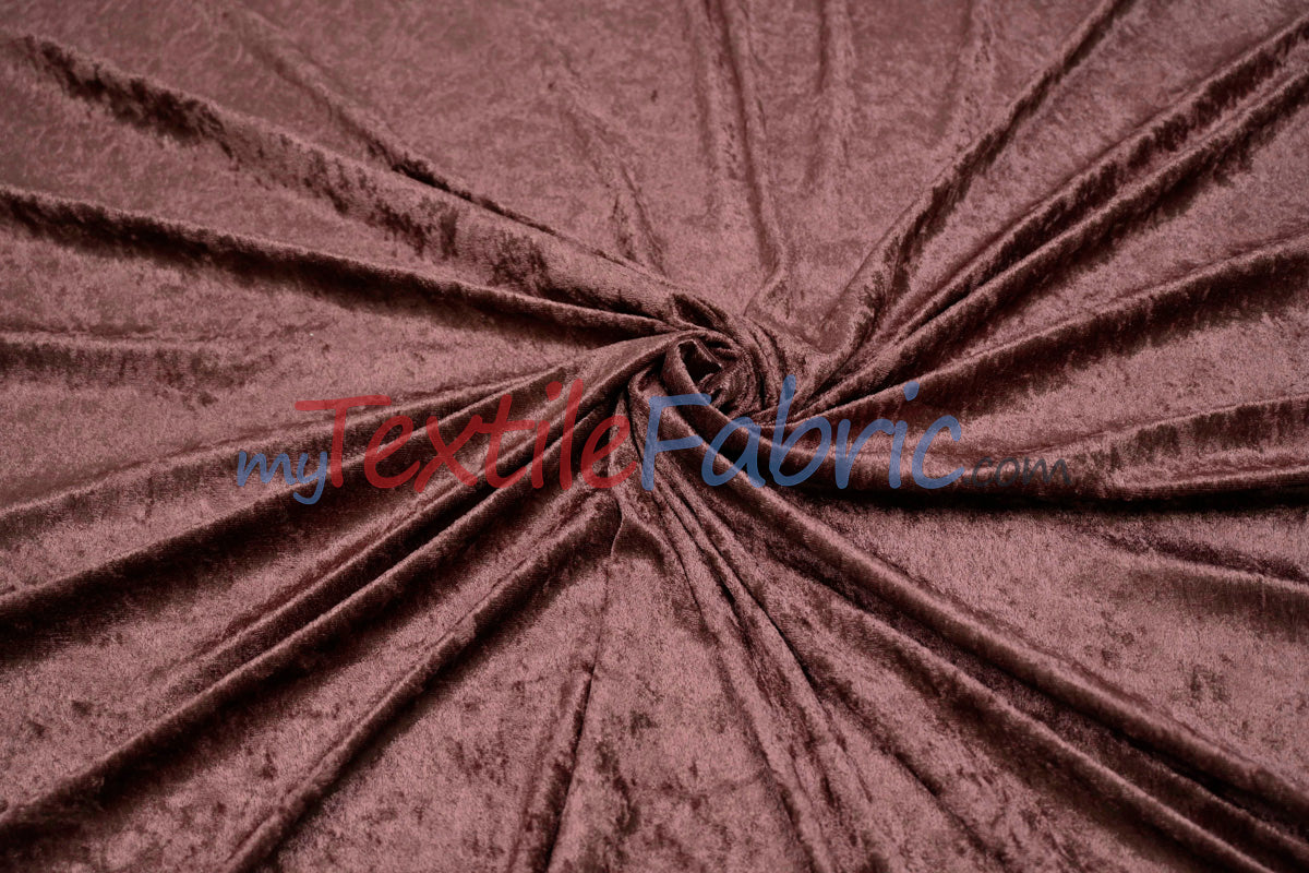 Panne Velvet Fabric | 60" Wide | Crush Panne Velour | Apparel, Costumes, Cosplay, Curtains, Drapery & Home Decor