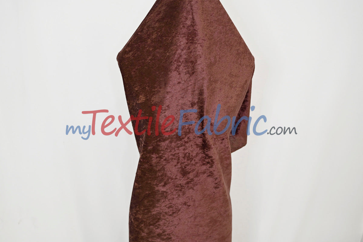 Panne Velvet Fabric | 60" Wide | Crush Panne Velour | Apparel, Costumes, Cosplay, Curtains, Drapery & Home Decor