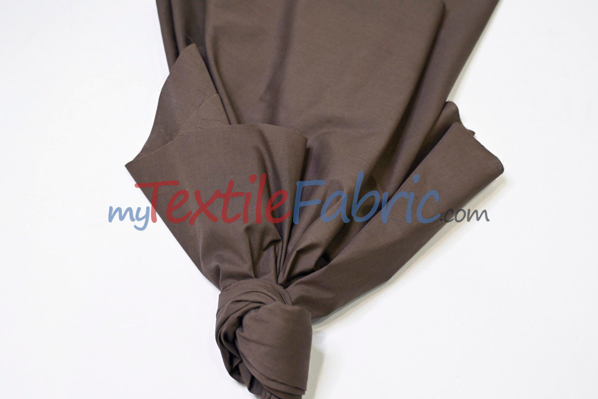 Polyester Cotton Broadcloth Fabric | 60" Wide | Solid Colors | Continuous Yards and by Bolt