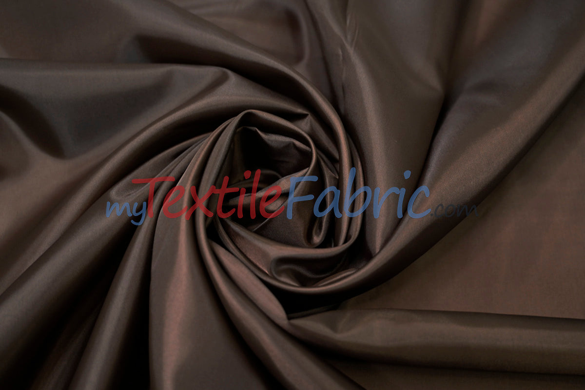 Polyester Lining Fabric | Woven Polyester Lining | 60" Wide | Continuous Yards | Imperial Taffeta Lining | Apparel Lining | Tent Lining and Decoration