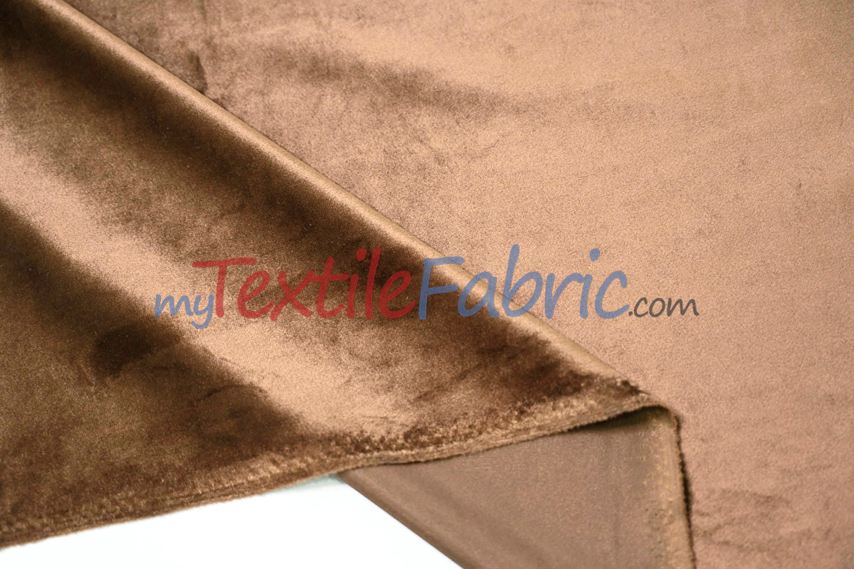 BT Royal™ ------------------------------A Plush Velvet Fabric | Soft and Plush Non Stretch Velvet Fabric | 60" Wide | Apparel, Decor, Drapery and Upholstery Weight | Multiple Colors