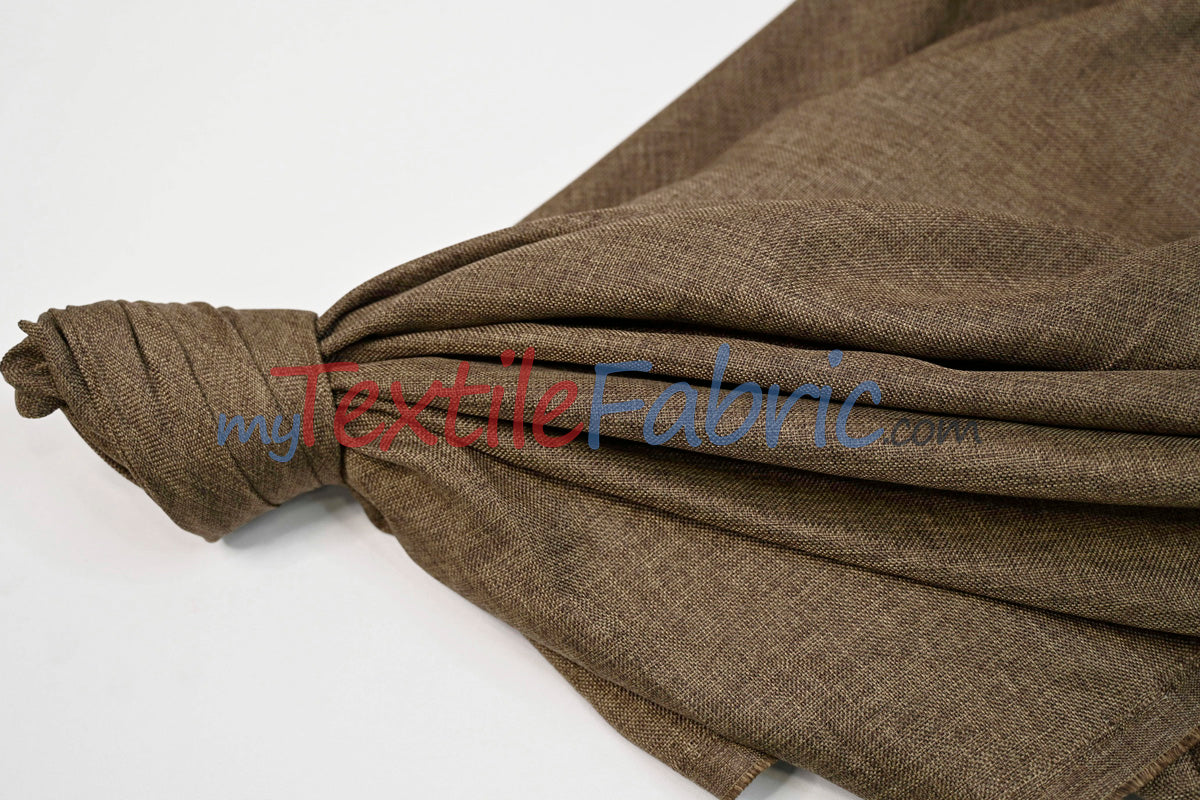 Vintage Linen Fabric | Imitation Burlap Fabric | 60" Wide | Faux Burlap | Vintage Rustic Natural Look Burlap | Washable Burlap Fabric for Decor |