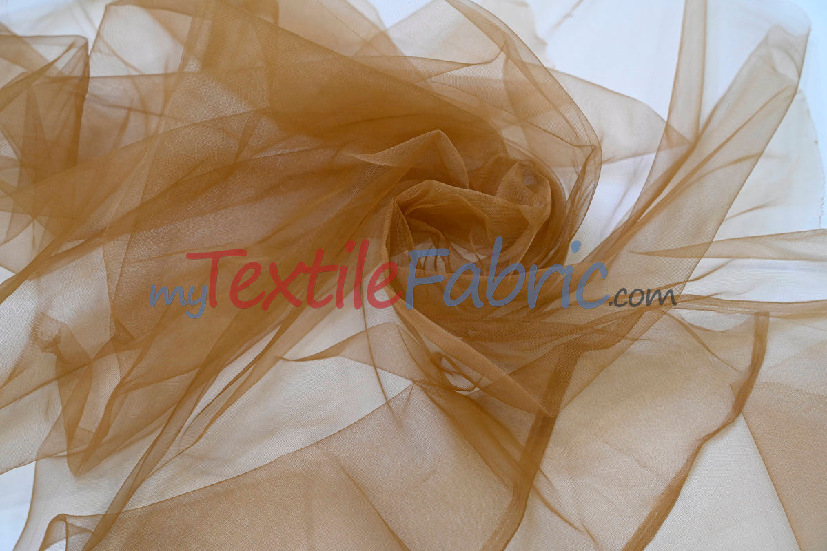 Super Soft Micro Mesh Fabric | Subtle Stretch Tulle Fabric | 60" Wide | 4 Colors for Tulle Fabric for Dresses |
