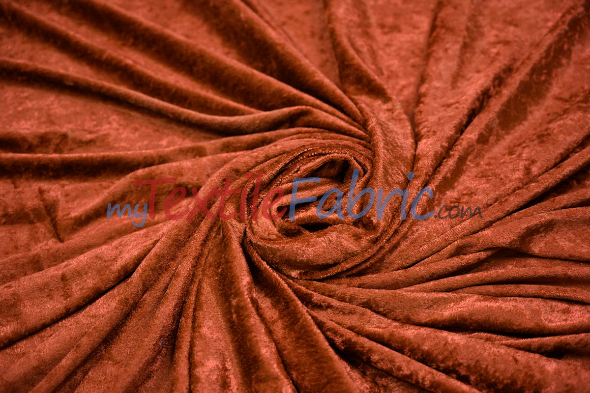 Panne Velvet Fabric | 60" Wide | Crush Panne Velour | Apparel, Costumes, Cosplay, Curtains, Drapery & Home Decor
