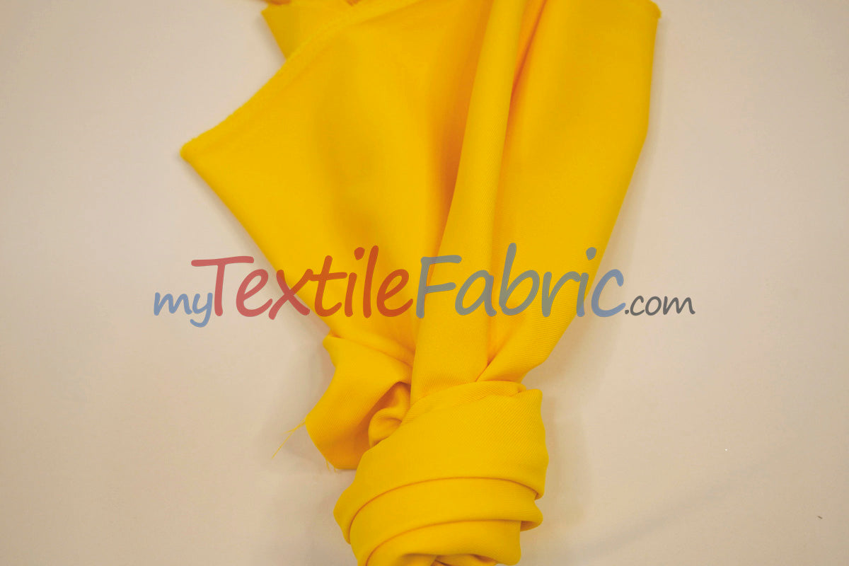 Polyester Gabardine Fabric | Polyester Suiting Fabric | 58" Wide | Multiple Colors | Polyester Twill Fabric |
